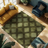 Nature’s Woven Lattice Rug | Nature - Inspired Rug by districtoasis