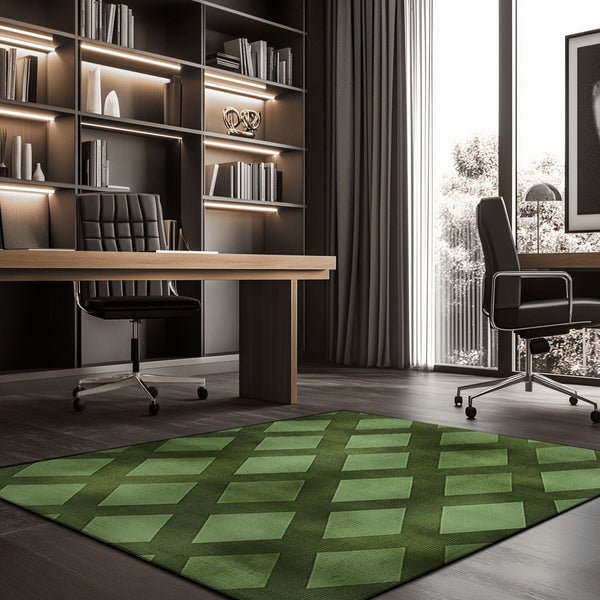 Nature’s Woven Lattice Rug | Nature - Inspired Rug by districtoasis