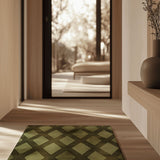 Nature’s Woven Lattice Rug | Nature - Inspired Rug by districtoasis