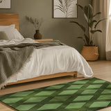 Nature’s Woven Lattice Rug | Nature - Inspired Rug by districtoasis