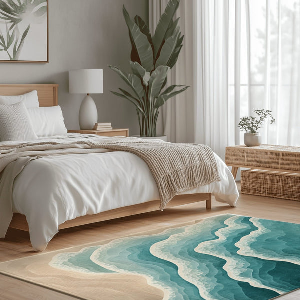 Ocean Embrace Rug | Nature - Inspired Rug by districtoasis