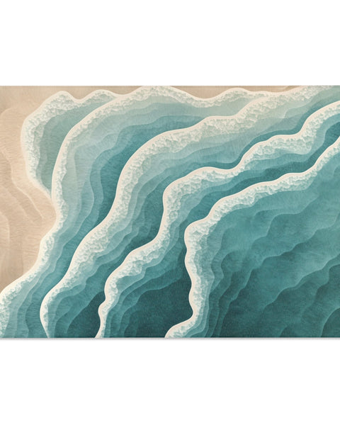 Ocean Embrace Rug | Nature - Inspired Rug by districtoasis