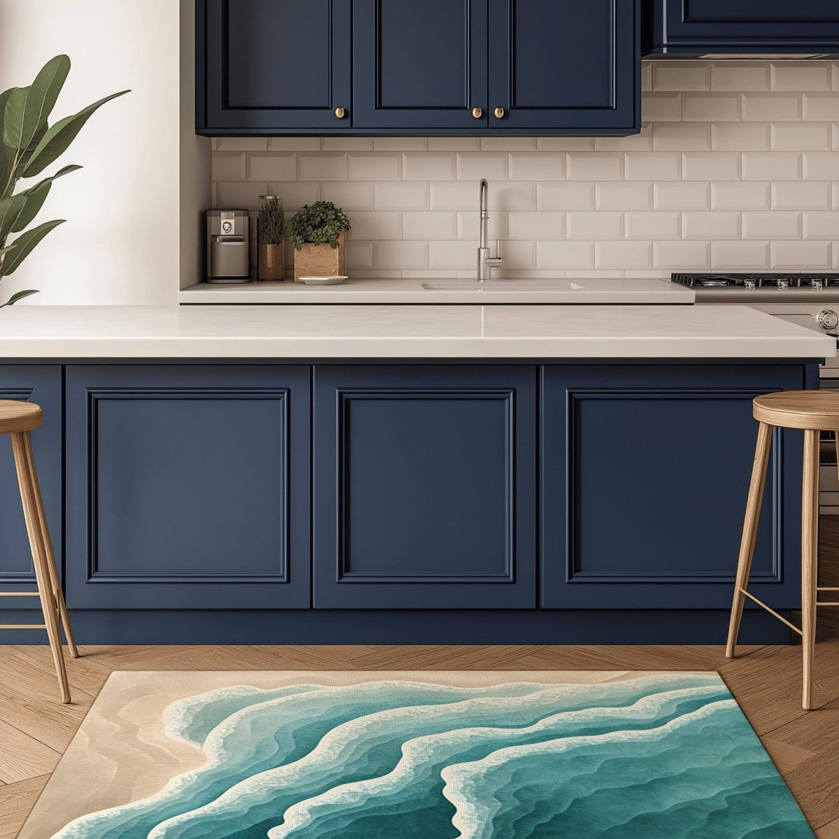 Ocean Embrace Rug | Nature - Inspired Rug by districtoasis