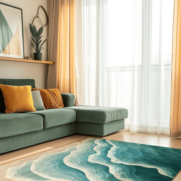 Ocean Embrace Rug | Nature - Inspired Rug by districtoasis