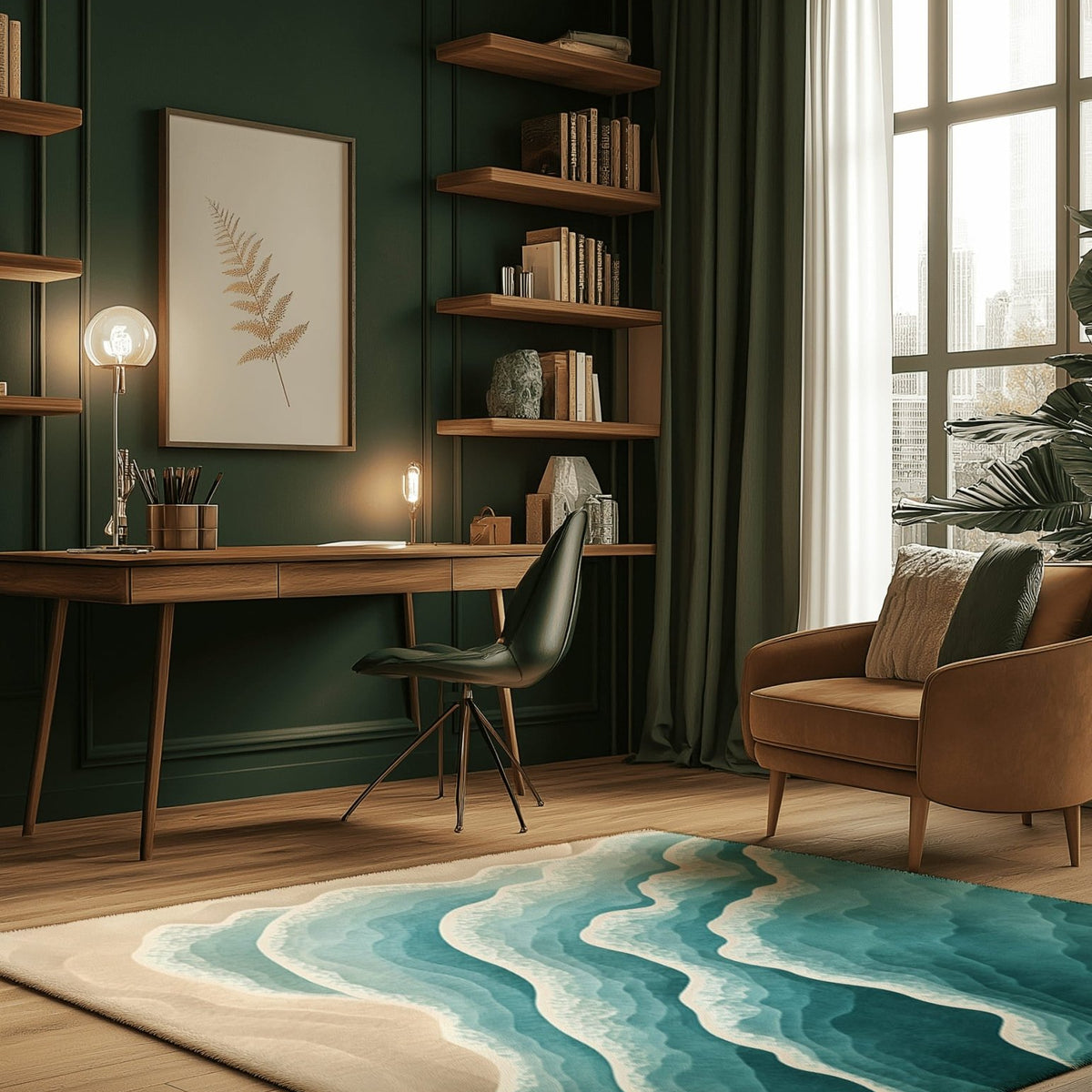 Ocean Embrace Rug | Nature - Inspired Rug by districtoasis