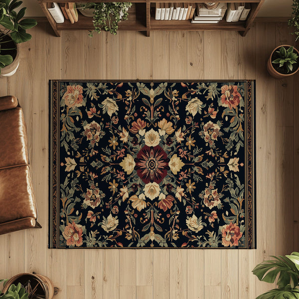 Midnight Bloom Rug