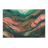 Rice Terraces Rug | Nature - Inspired Rug by districtoasis