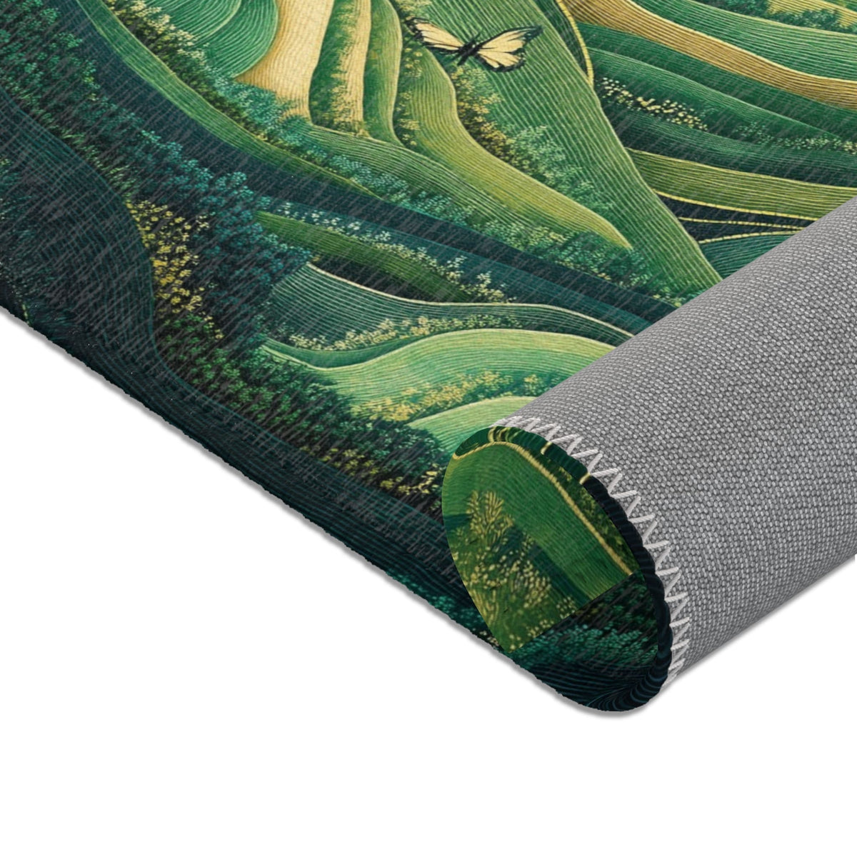 Rice Terraces Rug | Nature - Inspired Rug by districtoasis