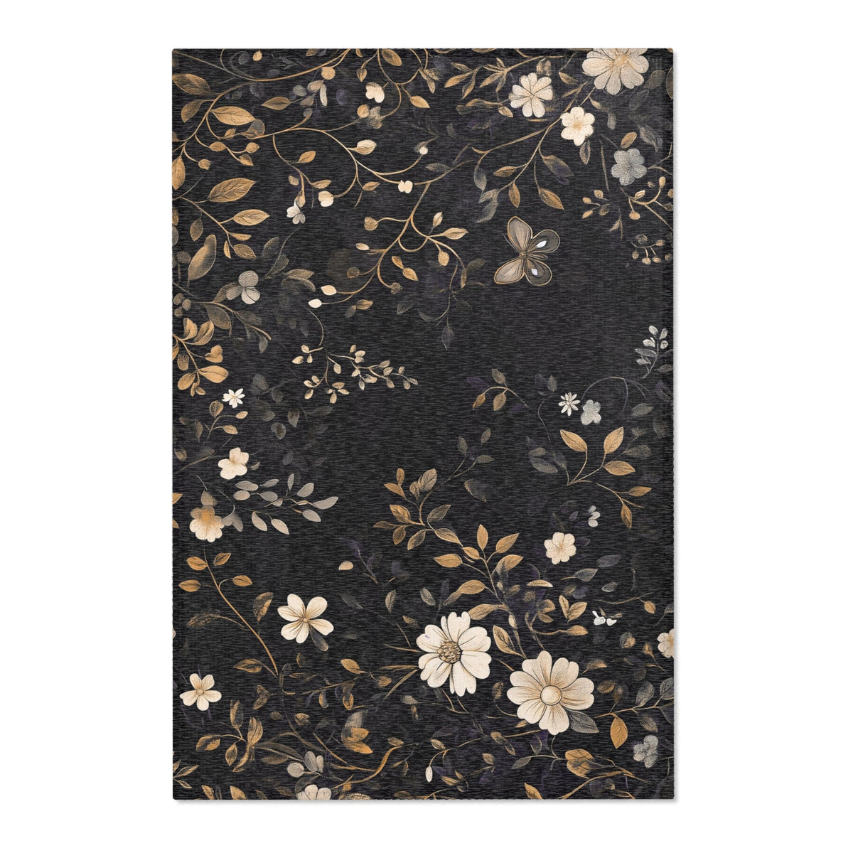 Shadowed Meadow Rug - Mystical Nature - Inspired Elegance | Nature - Inspired Rug by districtoasis