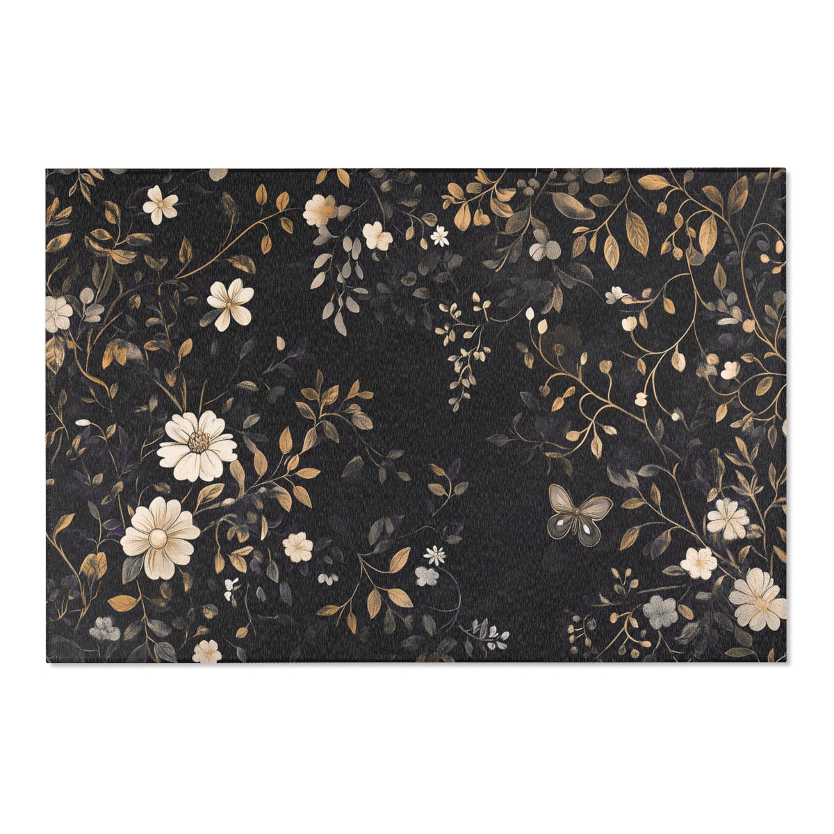 Shadowed Meadow Rug - Mystical Nature - Inspired Elegance | Nature - Inspired Rug by districtoasis