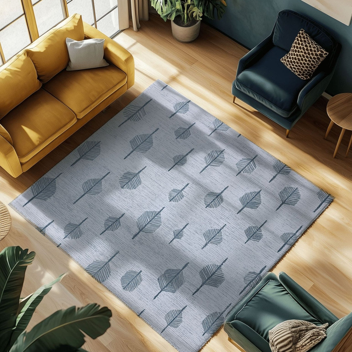 Soft Reed Flow Rug | Nature - Inspired Rug by districtoasis