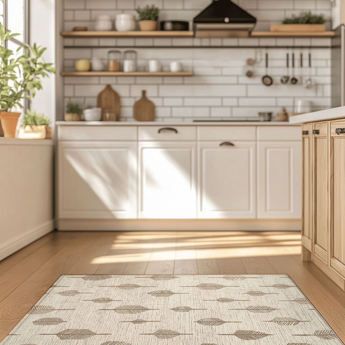 Soft Reed Flow Rug | Nature - Inspired Rug by districtoasis