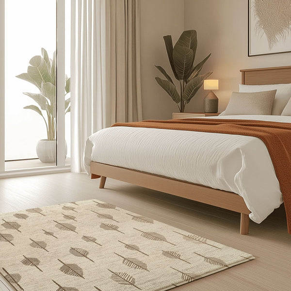 Soft Reed Flow Rug | Nature - Inspired Rug by districtoasis