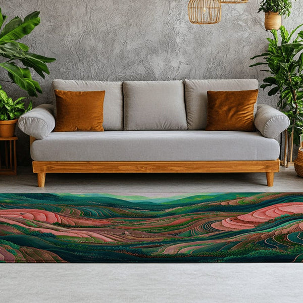 Rice Terraces Rug