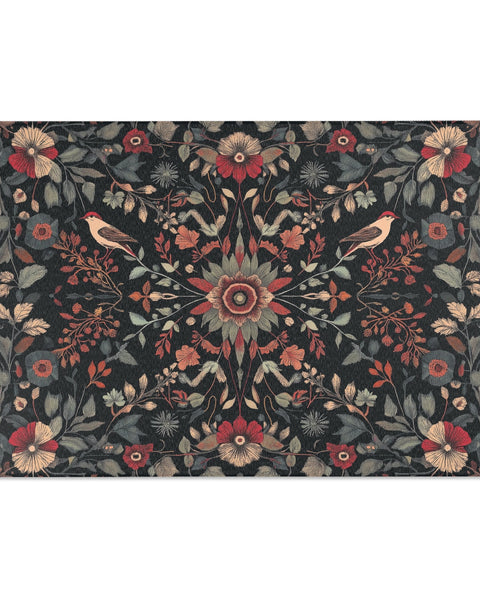 Twilight Canopy Rug - Nature - Inspired Autumn Elegance | Nature - Inspired Rug by districtoasis