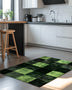 Verdant Grid Rug | Nature - Inspired Rug by districtoasis