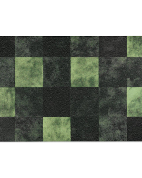 Verdant Grid Rug - Nature - Inspired Modern Geometry | Nature - Inspired Rug by districtoasis