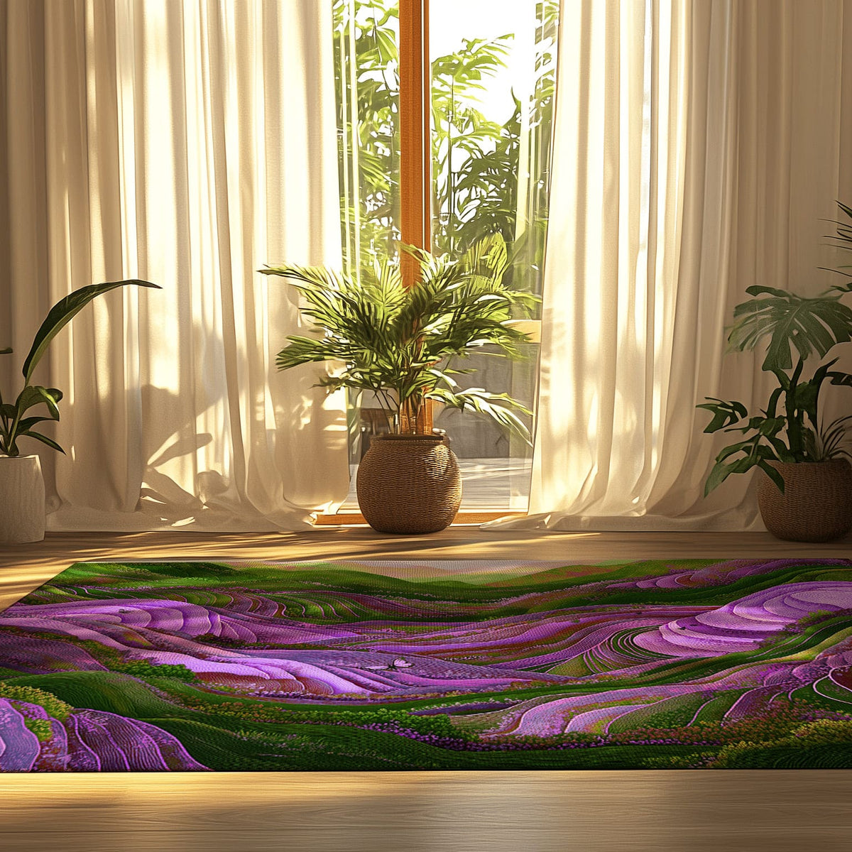 Rice Terraces Rug